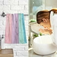 thumbnail image 7 of Colorful Wooden Pattern Towels 2 Piece Washcloth Hand Towels, Highly Absorbent Towels for Bathroom, Hotel, Gym and Spa 28 X 16 Inches, 7 of 7