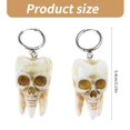 thumbnail image 5 of LICEWO Stylish Handmade Sturdy Resin Tooth Earrings Gothic Punk Dangles Jewelry Accessory Special Gifts for Women, 5 of 10