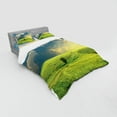 thumbnail image 3 of Ambesonne Landscape Bedding Set 3 Pcs, Summer Spring Rural, Twin, Blue Green, 3 of 3