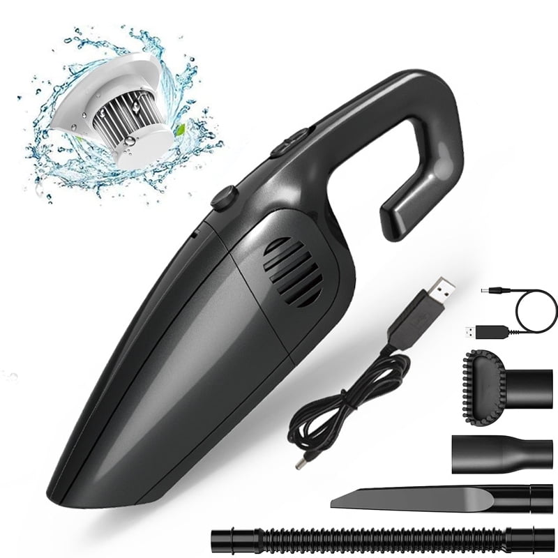 Handheld Vacuum Cordless,Car Vacuum Cleaner,Portable Dustbuster for Cars with HEPA Filter,9000PA Strong Suction for Car Carpet Seats Water Pet Dog Hair Cleaning Care Wash Kit-Black