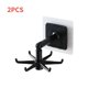 thumbnail image 4 of 2pcs, Wall Mounted Kitchen Rotating Hooks For Utensils, Punch Free & Adhesive Cooking Utensil Rack With 6 Claw, Hooks For Spoons Pot Rags, Kitchen Utensils Hanger Holder, 4 of 4