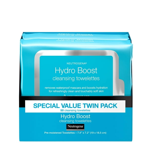 Toallitas desmaquillantes y limpiadoras faciales Neutrogena Hydroboost