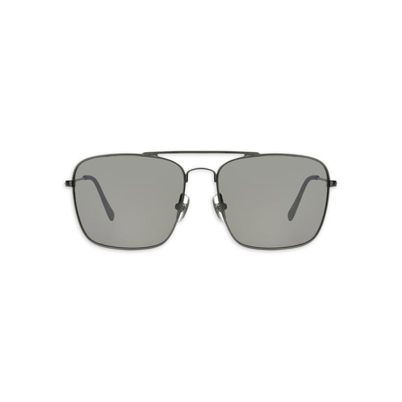 Foster Grant Mens Pilot Gunmetal Sunglasses