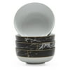 MoDRN Glam Mason 4 Piece Bowl Set, Black