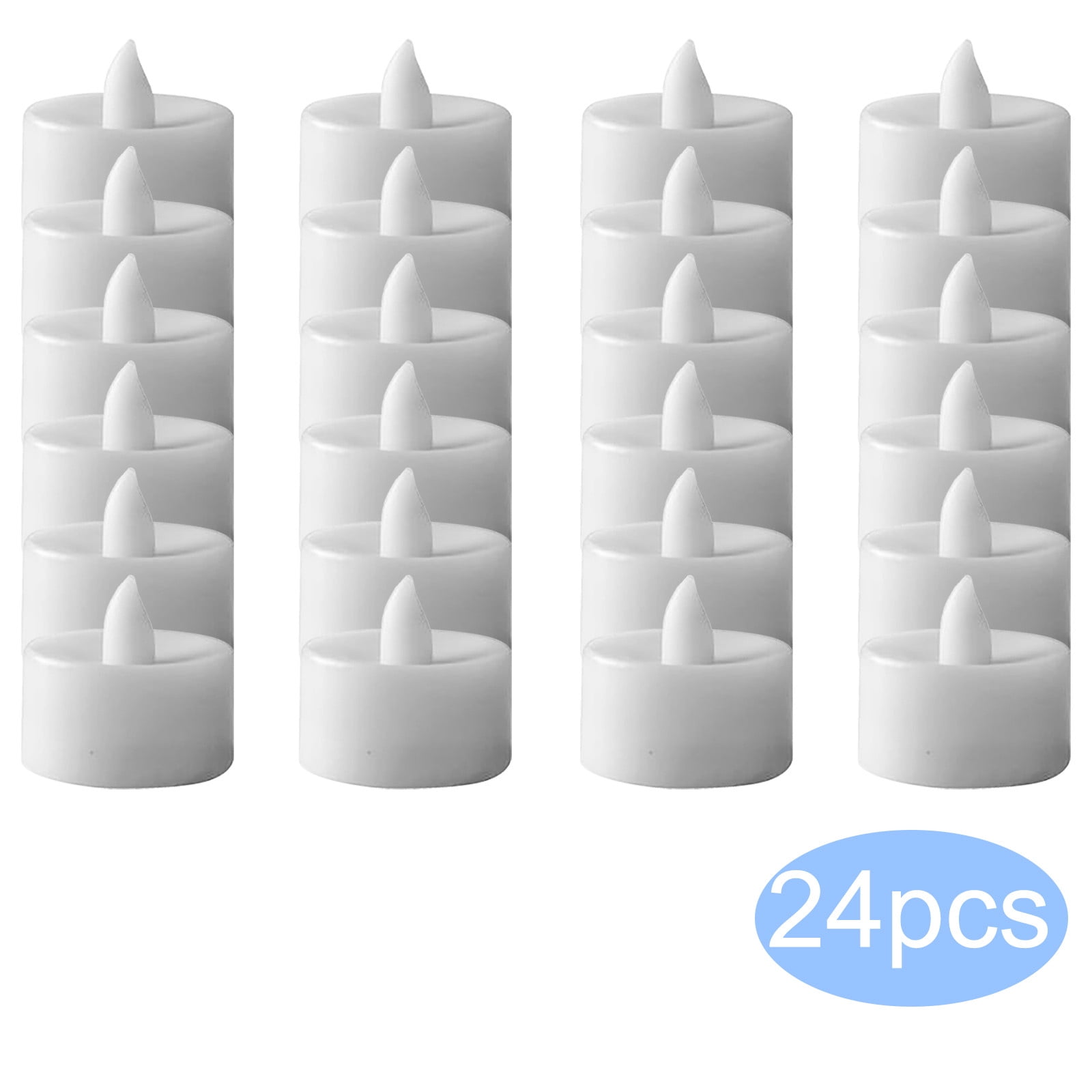 Kcocoo Realistic And Bright Battery Operated Flashing Flameless Tea