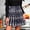 Dark Gray, variant on Tennis Skirts for Women Summer Skirt Women's Casual Plaid High Waist Pleated A Line Skirt Dark Gray L