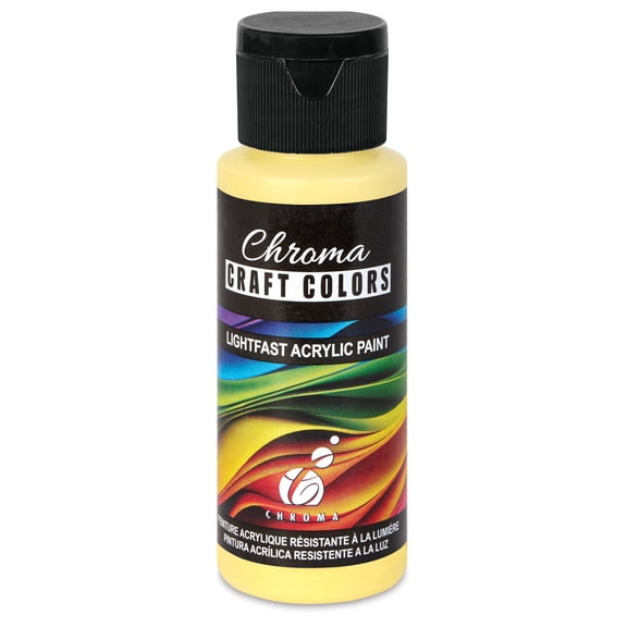Chroma Craft Colors Acrylic Paint - Salted Butter, 2 oz
