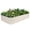 White, variant on INNO STAGE 4 in 1Galvanized Raised Garden Bed - 5x3x1ft Modular Garden Planter Bed Outdoor | Steel Raised Bed Kit