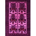 thumbnail image 1 of Ahgly Company Indoor Rectangle Persian Pink Traditional Area Rugs, 2' x 5', 1 of 4