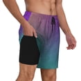 thumbnail image 2 of Balery vintage dark paint Bañador para hombre, shorts de playa de secado rápido con entrepierna y forro de compresión-3X-Large, 2 of 6