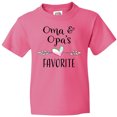 thumbnail image 3 of Inktastic Oma and Opa's Favorite- Heart Grandchild Youth T-Shirt, 3 of 5