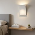thumbnail image 3 of Art Deco Paper-Look Wall Light Minimalist Home Decoration Lamp,Aluminum Indoor LED Fixture, 3 of 9