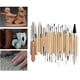 thumbnail image 5 of Kit de herramientas de cerámica para esculpir 22 piezas, juego de escultura de arcilla para principiantes, herramientas de escultura de modelado de arcilla de cerámica kenally HA2929-00B, 5 of 6