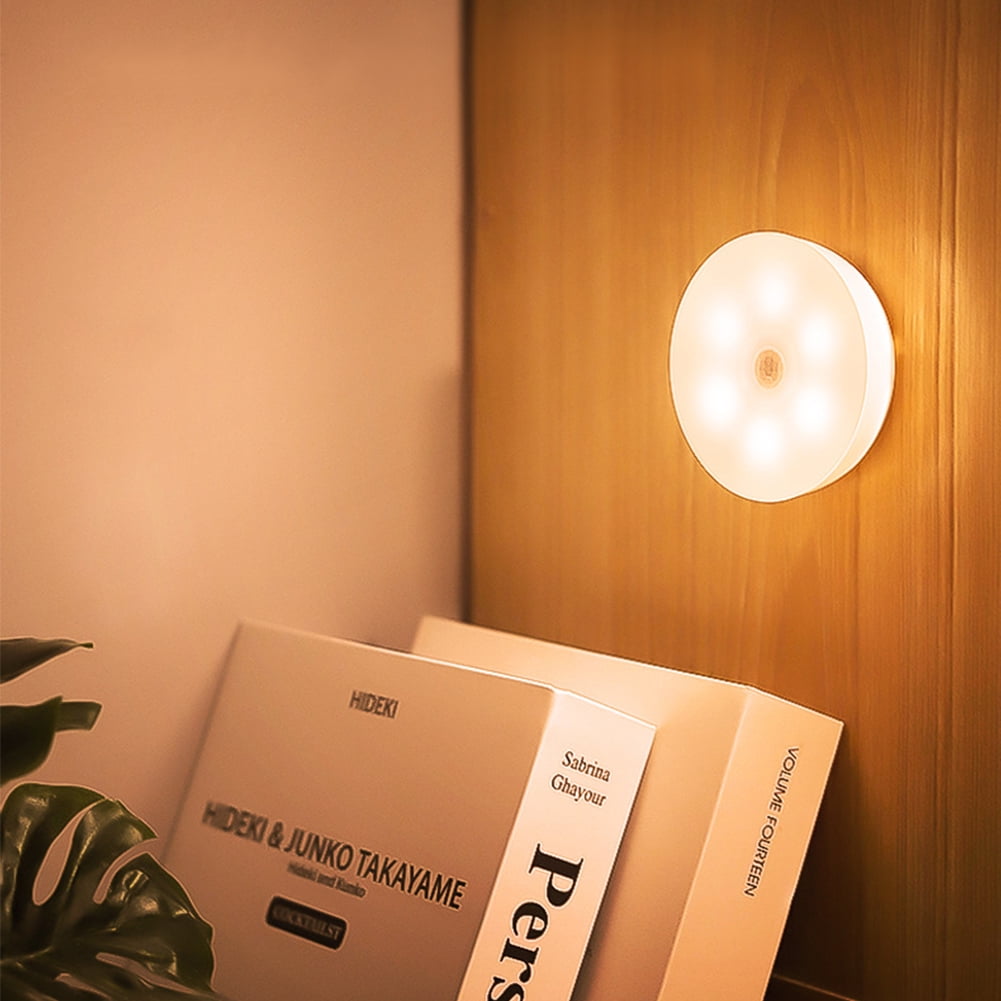Kepooman 1 Pack Adjustable Battery Powered Motion Sensor Lights for Wardrobe Stairs Steps