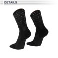thumbnail image 4 of Calcetines de ciclismo Unique Bargains, antideslizantes, absorbentes de sudor, anti-fricción, negros, tamaño M, 1 par con puntos reflectantes., 4 of 6