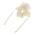 thumbnail image 5 of Unique Bargains 1 Pc Elegant Bow Flower Hair Scrunchies Hair Ties Champagne, 5 of 5