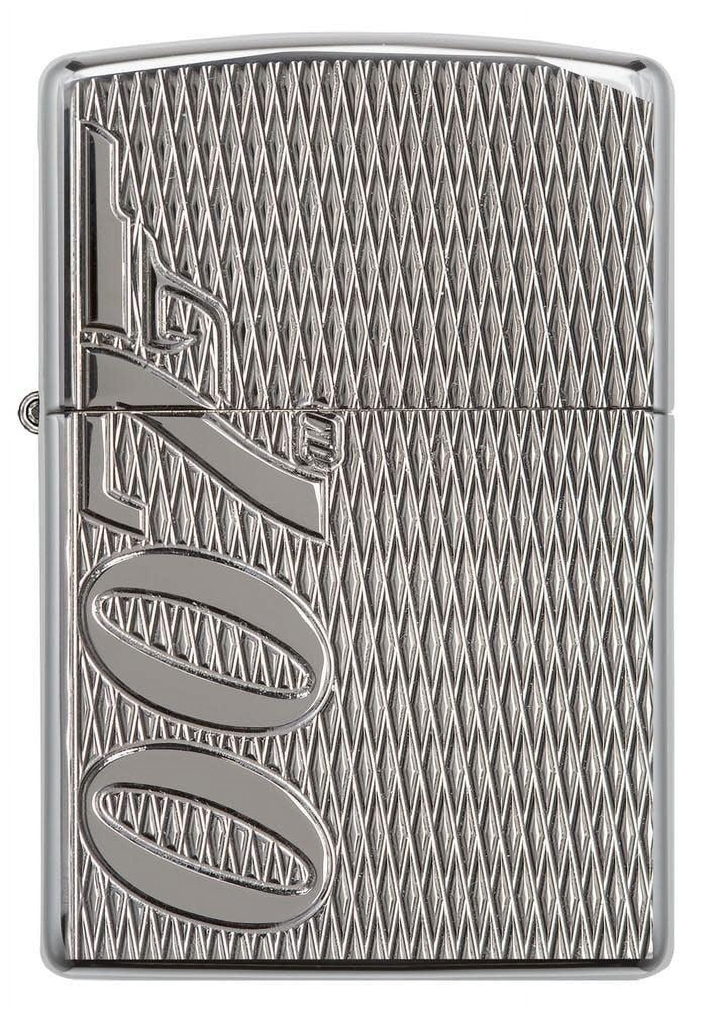 Zippo Deep Carve James Bond Armor High Polish Chrome Pocket Lighter