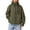 Army Green, variant on Womens Color Changing Jacket Leopard Print Hooded Windbreaker Thermochromic Water Reactive Lightweight Zip Up Outdoor Jacket with Pockets for Hiking Travel Casual