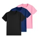thumbnail image 2 of Pack 3 Playeras Deportivas Mujer Cuello Redondo,Black Navyblue Pink,M, 2 of 7