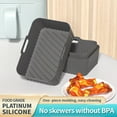 thumbnail image 3 of Non-stick Rectangular Air Fryer Basket Easy Clean Air Fryer Silicone Pot Air Fryer Basket Suitable for Air Fryer, 3 of 8