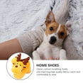 thumbnail image 4 of Novelty Animal Plush Slippers for Adults Christmas Dragon Reindeer Dog Cozy House Shoes, 4 of 6