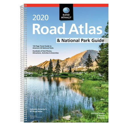 Rand mcnally 2020 national park road atlas & guide (paperback):