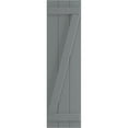 thumbnail image 5 of Ekena Millwork 16 1/8"W x 34"H True Fit PVC Three Board Joined Board-n-Batten Shutters w/Z-Bar, Ocean Swell (Per Pair - Hardware Not Included), 5 of 8