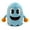 Blue Pac-Man, variant on PAC-MAN Plush Pac Man Plush Plush Toy Game Peripheral Creative Doll Doll