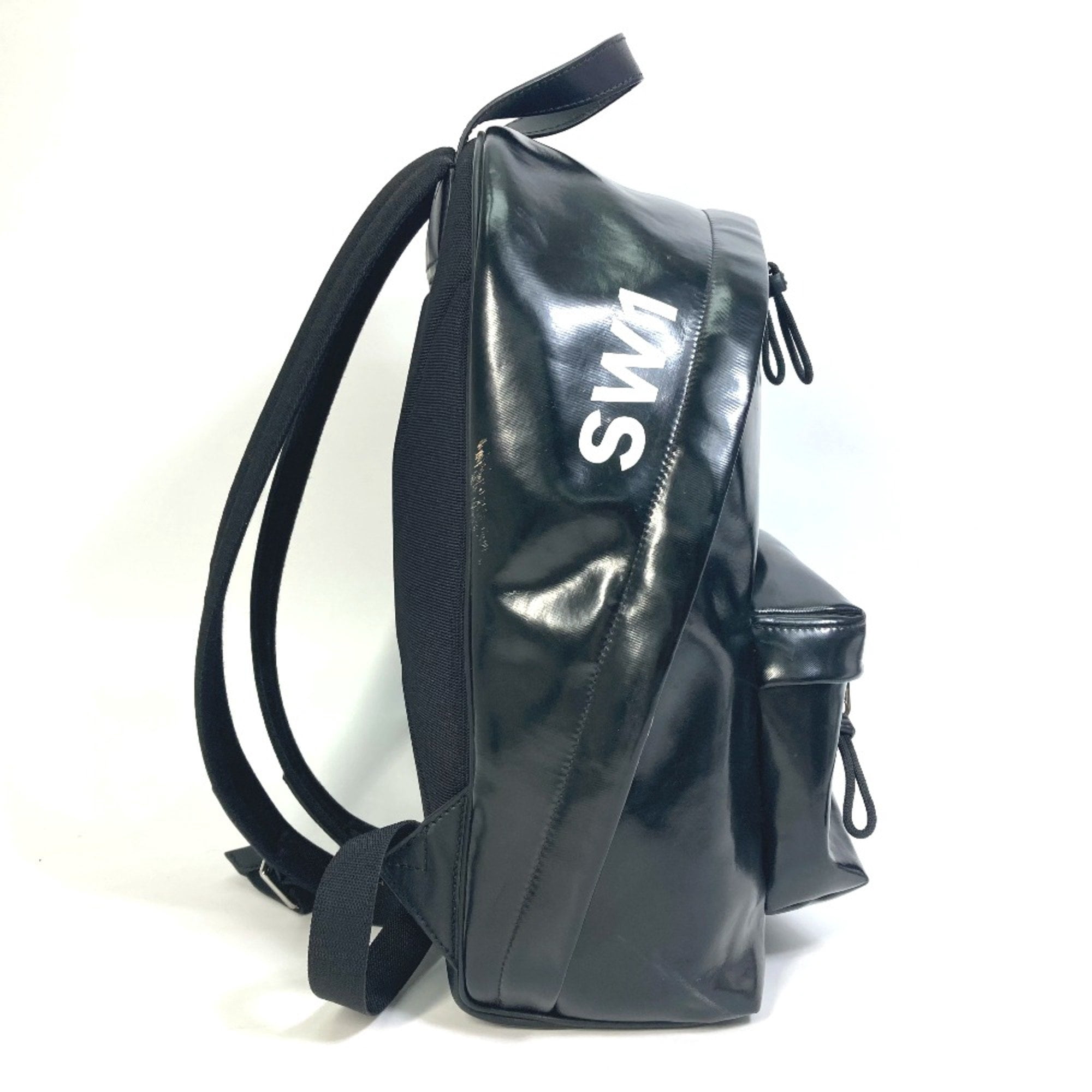 Pre-Owned Burberry 8021908 Backpack Backpack Black White  display picture 1