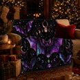 thumbnail image 3 of Mystic Bat decorative theme Stars, Mystical Celestial Art Scene, Warm Flannel Blanket for Living Room and Bedroom, Celestial Art Lovers Housewarming Gift, Fantasy Home Decor, 3 of 9