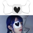 thumbnail image 3 of Coofit Party Eye Mask Creative Square Heart Decor Eye Patch Costume Mask Cosplay Mask, 3 of 10