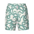 thumbnail image 5 of Rocae Hand Drawn Snake for Men's Swim Trunks Quick Dry With Two Side Pockets and One Lined Patch PocketSmall, 5 of 9