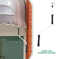 thumbnail image 3 of YSNOOWE Ergonomic Awning Crank Handle Replacement Silver Rubber 1Pack For General Users, 3 of 8