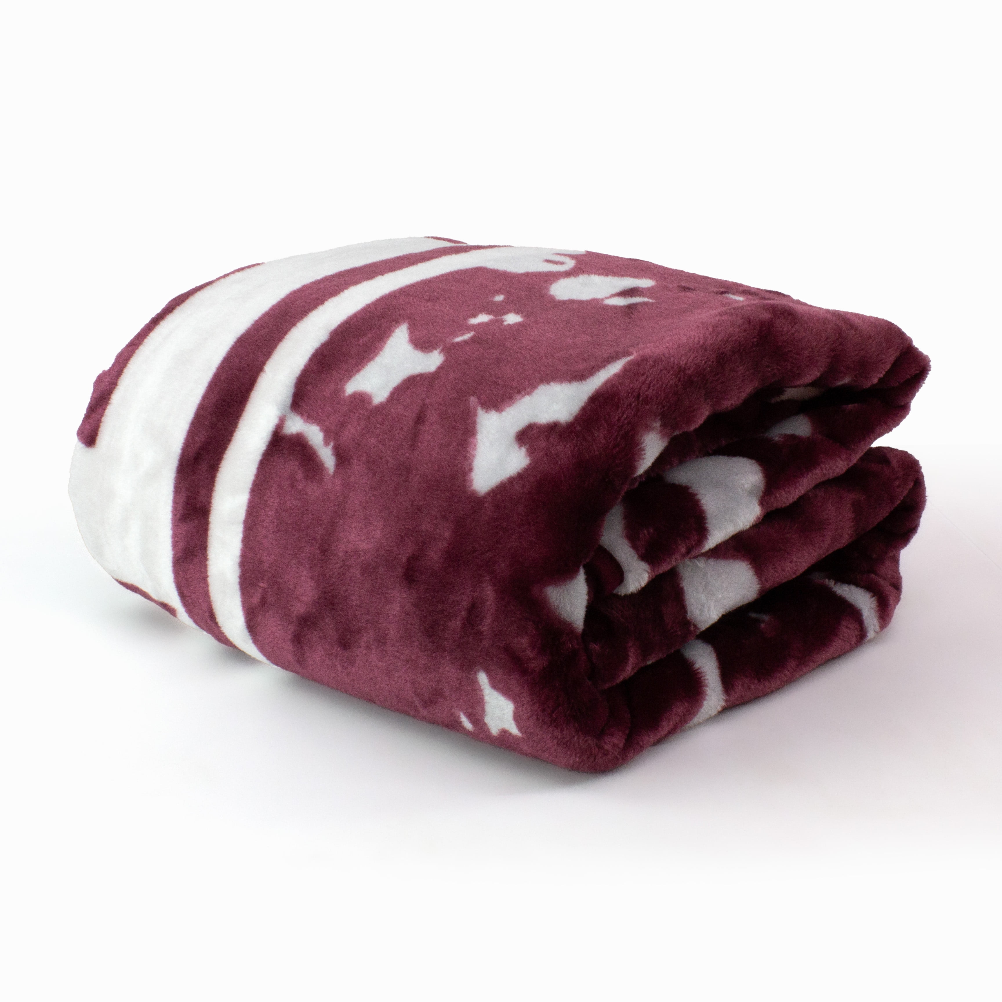 College Covers Texas A&M Aggies Huge Raschel Throw Blanket, Bedspread, 86" x 63"
