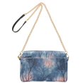 thumbnail image 2 of FORMRS Women Crossbody Purse with Chain Strap Vegan Leather Shoulder Handbag, Trees in The Night, 2 of 7
