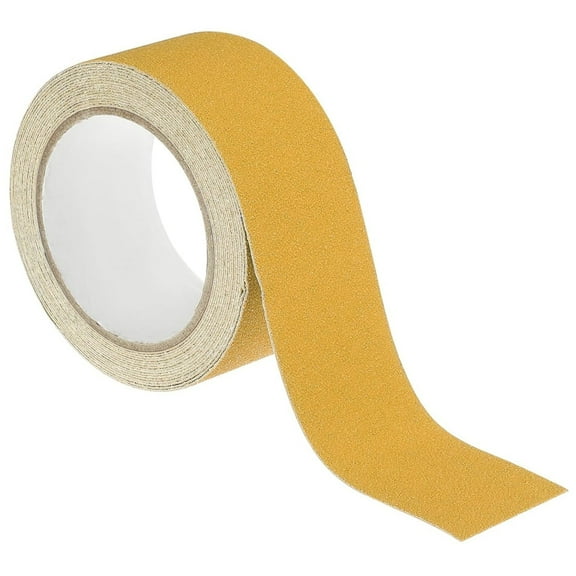 Anti Slip Tape,2in×16.4ft Non Slip Stair Tape,Waterproof Treads Safety Grips Tape,Non Skid Traction Tape,Heavy Duty Traction Adhesive for Steps,Staircase,Deck,Yellow