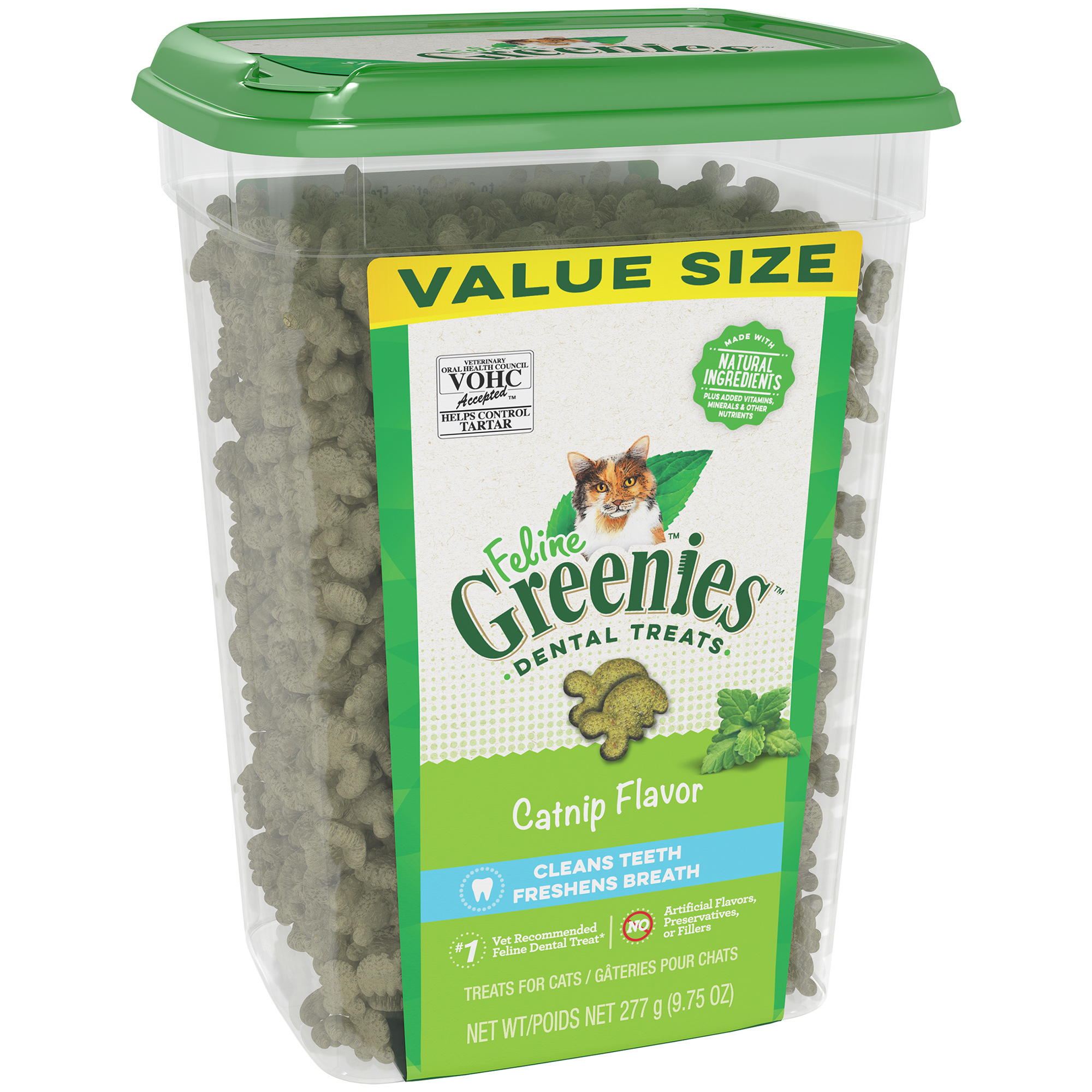 Greenies Feline Dental Cat Treats, Catnip Flavor, 9.75 oz photo 6