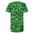 thumbnail image 5 of ShiShine St Patricks Day Shirt Women Short Sleeve Tops Casual Button V Neck Cute Printed Tunic Blouses Outfits, 5 of 5