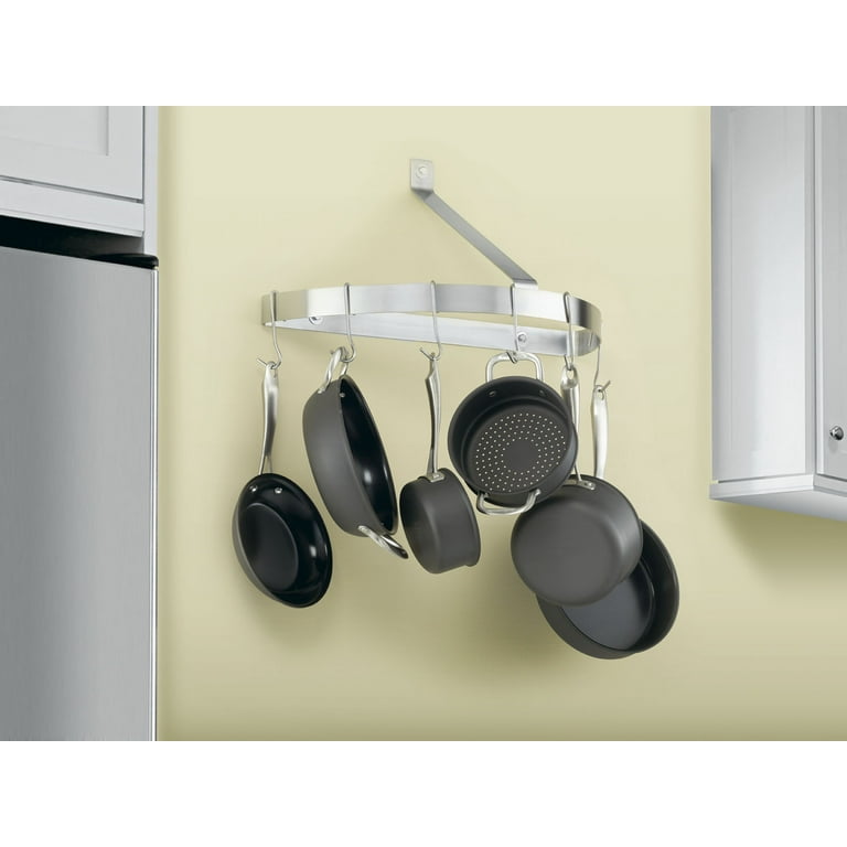 Cuisinart CRHC 22B Half Circle Wall Rack Brushed Stainless