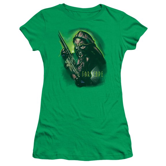Farscape - Dargo Warrior - Juniors Teen Girls Cap Sleeve Shirt - Large