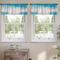thumbnail image 2 of LALILO Kitchen Curtain Valance Bright Sunset Blue Sky With Rod Pocket Window Curtain 52"x 18" Set of 2, 2 of 7