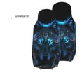 thumbnail image 6 of Pofeuu Cool Blue Light Wolf Print Automotive Car Seat Covers Flat Cloth Full Set Seat Covers,Car Seat Covers front seats for Cars Trucks and SUVs(Two packs), 6 of 7