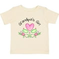 thumbnail image 3 of Inktastic Grandpa's Girl Heart Flowers Girls Baby T-Shirt, 3 of 5