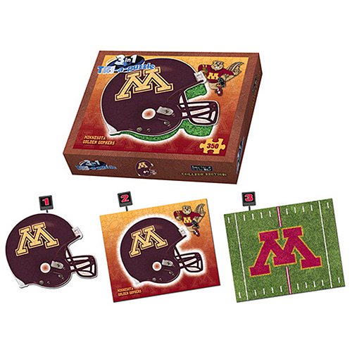 Minnesota Helmet 3 In 1 350 Piece Puzzle Walmart Com