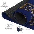 thumbnail image 3 of Navy Gold Baroque Floral Frame Mahjong Mat 31.5x31.5 Inch | Non-Slip And Noise Reduction Mah Jong Table Mat Cover with Carrying Bag For Mahjong Lovers, Poker, Board Games And Dominoes, 3 of 7