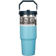 thumbnail image 2 of Vaso Frasco térmico de 900 ML a prueba de fugas con taza aislada con asa para automóvil doméstico (azul) Ndcxsfigh Libre de BPA, 2 of 9