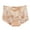 Beige, variant on KHONTS Women's See Through Underwear Lace Panties High Waisted Plus Size Briefs Breathable Soft Underpants Dark Blue XL