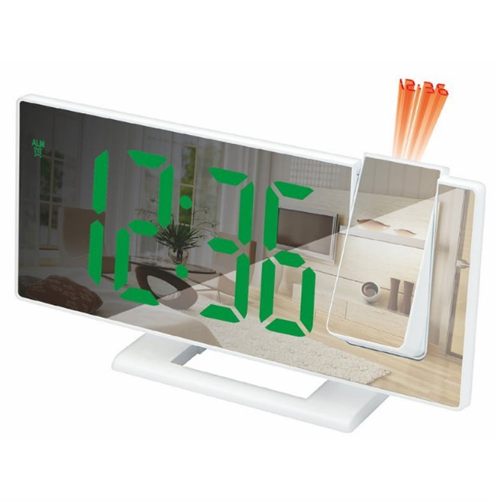 Projection Alarm Clock for Bedroom,LED Digital Clock Projection on