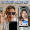 thumbnail image 4 of Gafas Inteligentes ITHUGE AI Bluetooth 5.4 con Traducción en Más de 160 Idiomas, 4 of 9