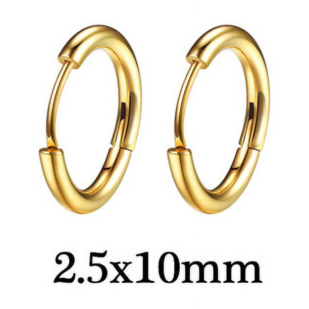 Pendientes de personalidad, pendientes de moda, pendientes pequeños de joyería de acero inoxidable para hombre, ideales para hombres y mujeres.